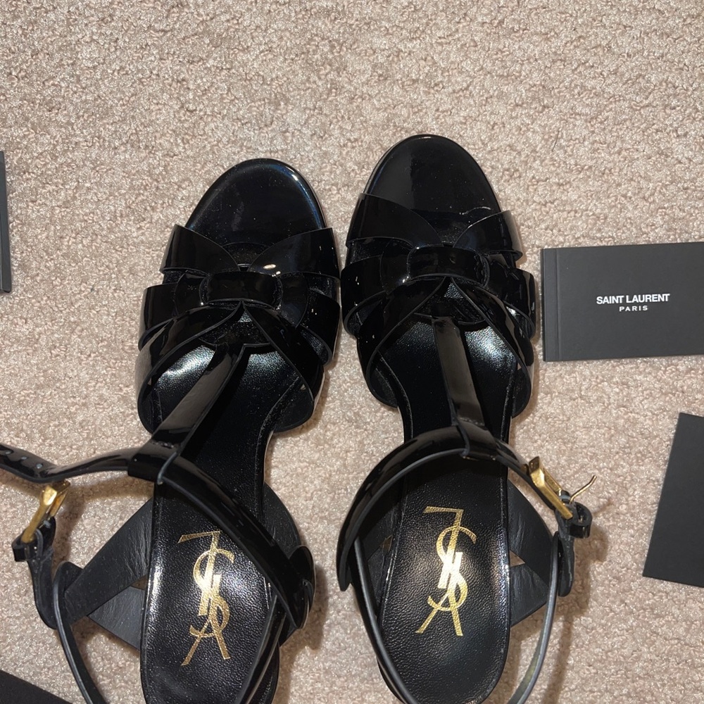 YSL TRIBUTE 75 Never Worn size 6.5 will sell and  also trade for size 7